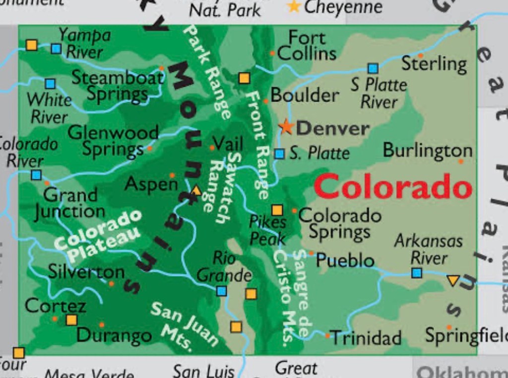 Colorado State Map